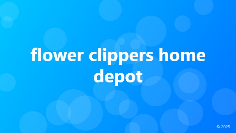 flower clippers home depot