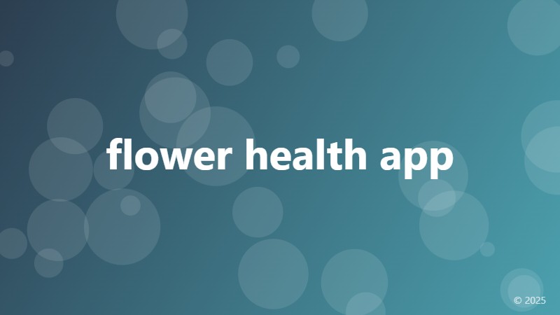 flower health app