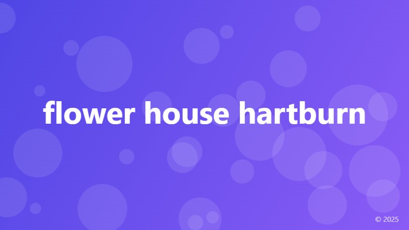 flower house hartburn