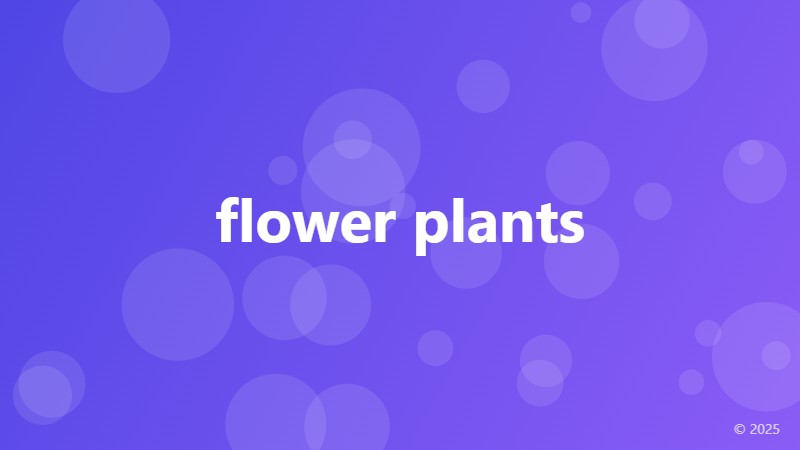 flower plants
